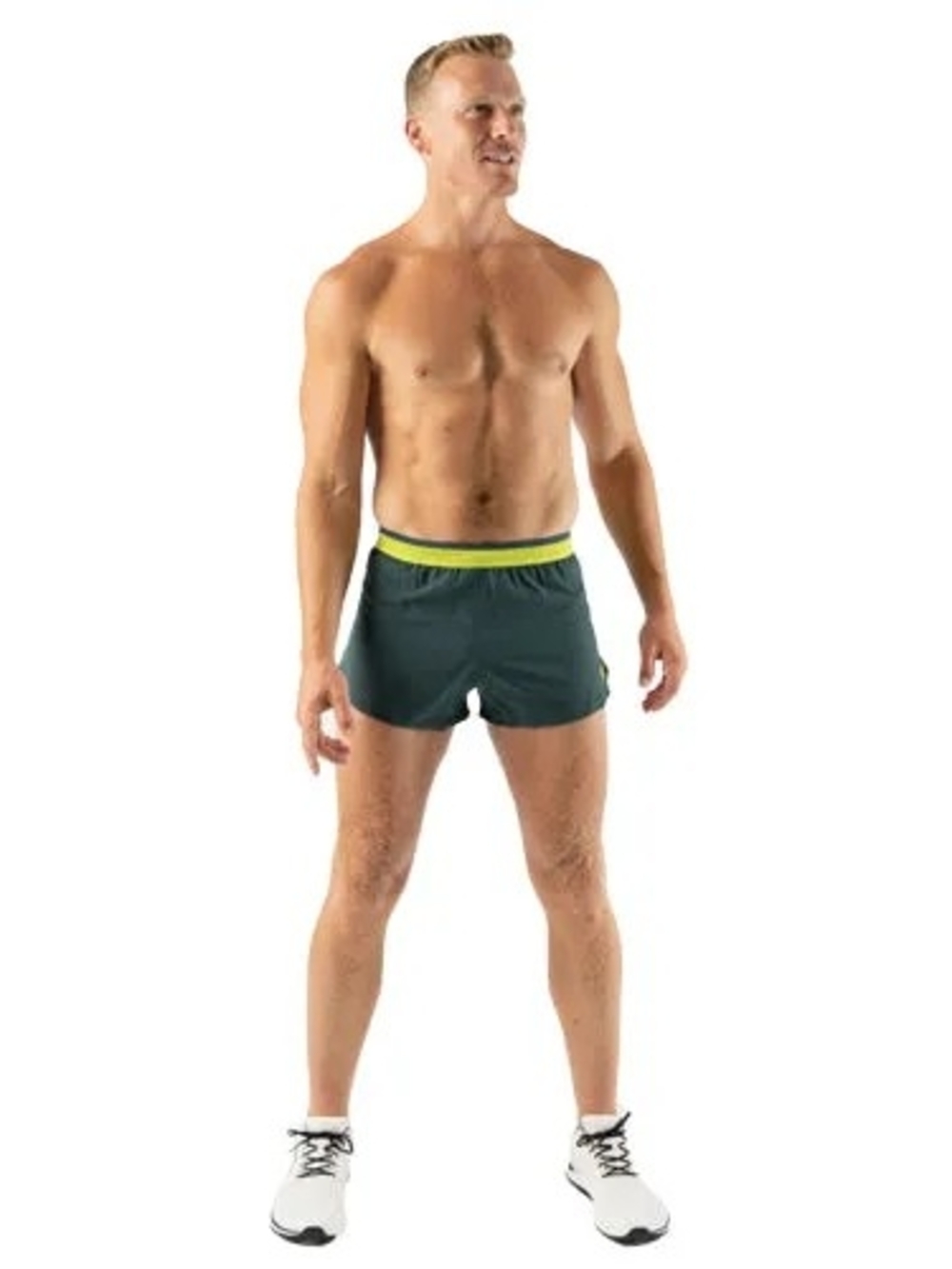 NWT Rabbit Men's Shorteez 2" Low Rise Tailored Sea Moss Shorts Size XL